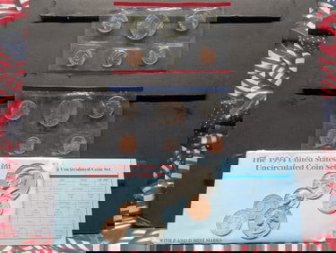 1994 P&D U.S. Mint Uncirculated Coin Set In OGP