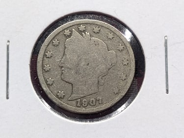 1907 Liberty Head V Nickel