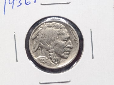1936 Buffalo Nickel
