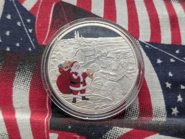 Santa Claus, Christmas Token, BU, New, Great Stocking Stuffer!