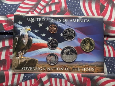 2014 US Sovereign Nation of The Sioux Six Coin Set - All DC Proofs