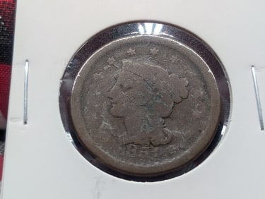 1851 Large Cent