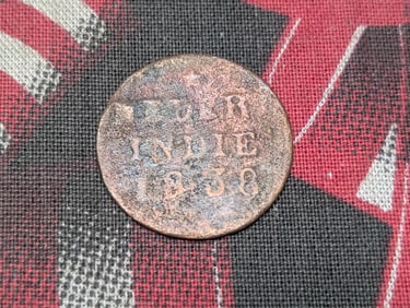 1838 Neder-Indie Duit, 187 Years Old!