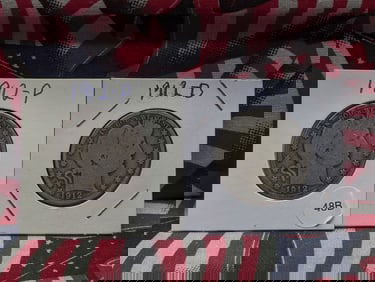 1912-P and 1912-D Barber Half Dollar