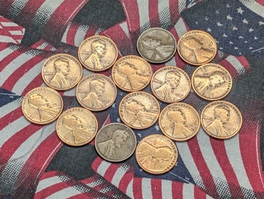 Fifteen, Teens, Lincoln Wheat Cents