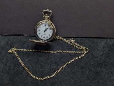 Fishing Pocket Watch, New, Works Great, Nice Gifts!