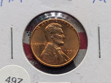 1959 BU Lincoln Memorial Cent