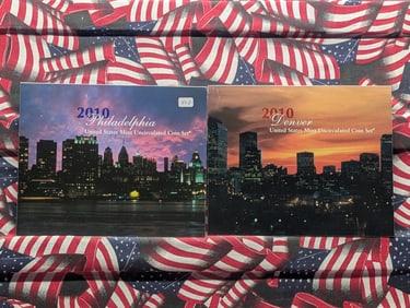 2010 P&D Uncirculated Sets In OGP w/COAs - (28 Coins Total)!