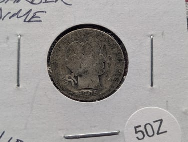 1905-P Barber Dime