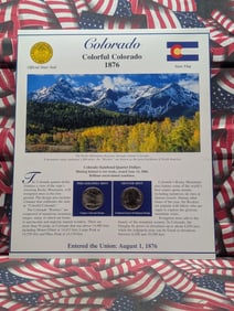 2006 P&D Colorado Washington Quarters w/Stamps