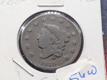 1830 Large Cent - Coronet