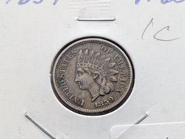 1859 Indian Head Cent - VF