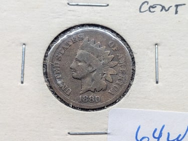 1880 Indian Head Cent
