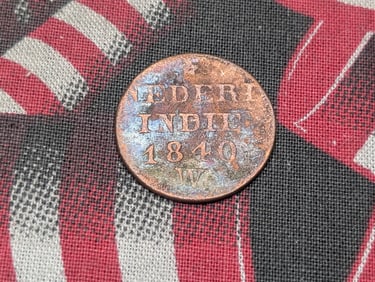 1840 W Nederland 1c, Nice Toning, 185 Years Old!