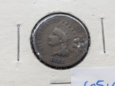 1881 Indian Head Cent - VG