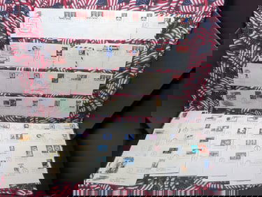 Fifty First Day Cachets All Mint