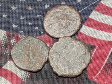 Three 367-375 AD, Ancient Roman Coins, Over 1,600 years old