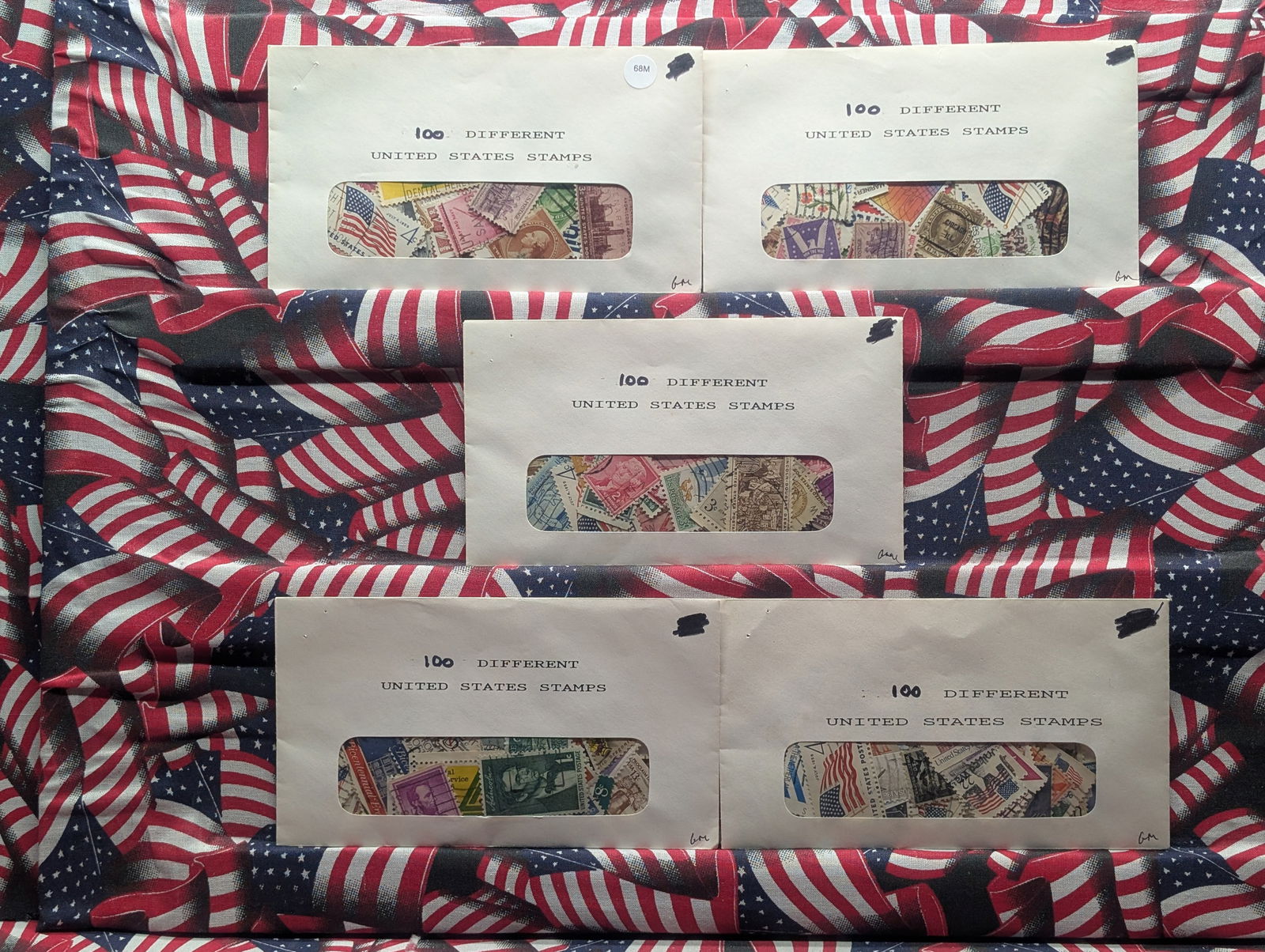 Five-hundred Assorted Used US Postage Stamps (1 of 6)