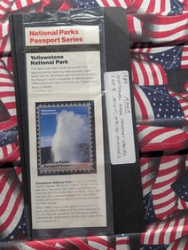 Rare 1989 Yellowstone National Park Passport Series Stamp - 1 of 9