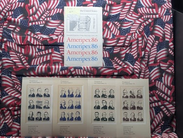 Complete Set of Presidents In The White House Stamps - All MOGNH