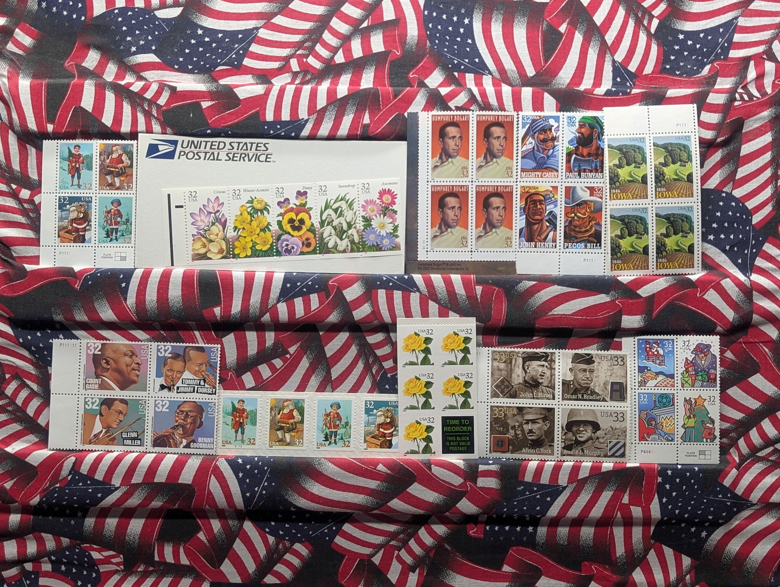 Ten Assorted Expensive Plate Block Stamps - All MOGNH (1 of 10)