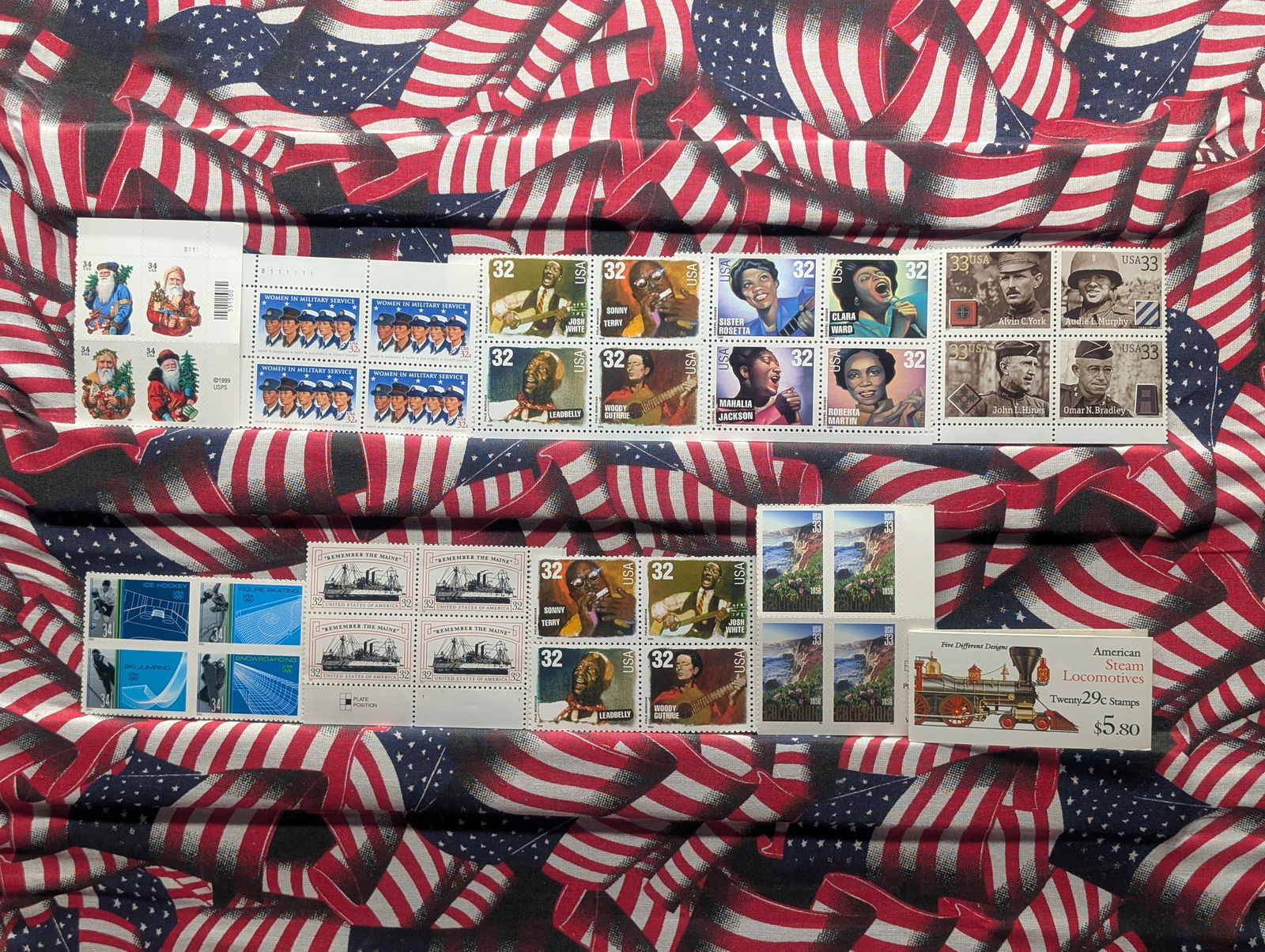 Ten Assorted Expensive Plate Block Stamps - All MOGNH (1 of 11)