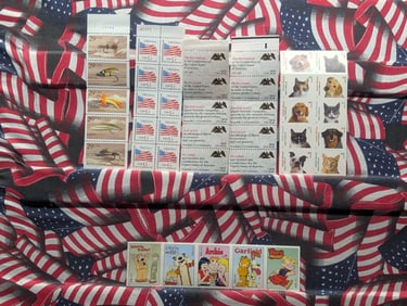 Six Assorted Very Expensive Plate Block Stamps - All MOGNH