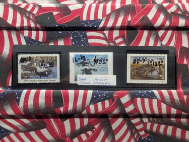 Three Mint Department of Interior Duck Stamps - MODNH