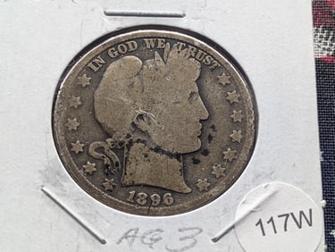 1896 Barber Half Dollar