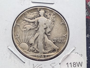 1942 Walking Liberty Half Dollar