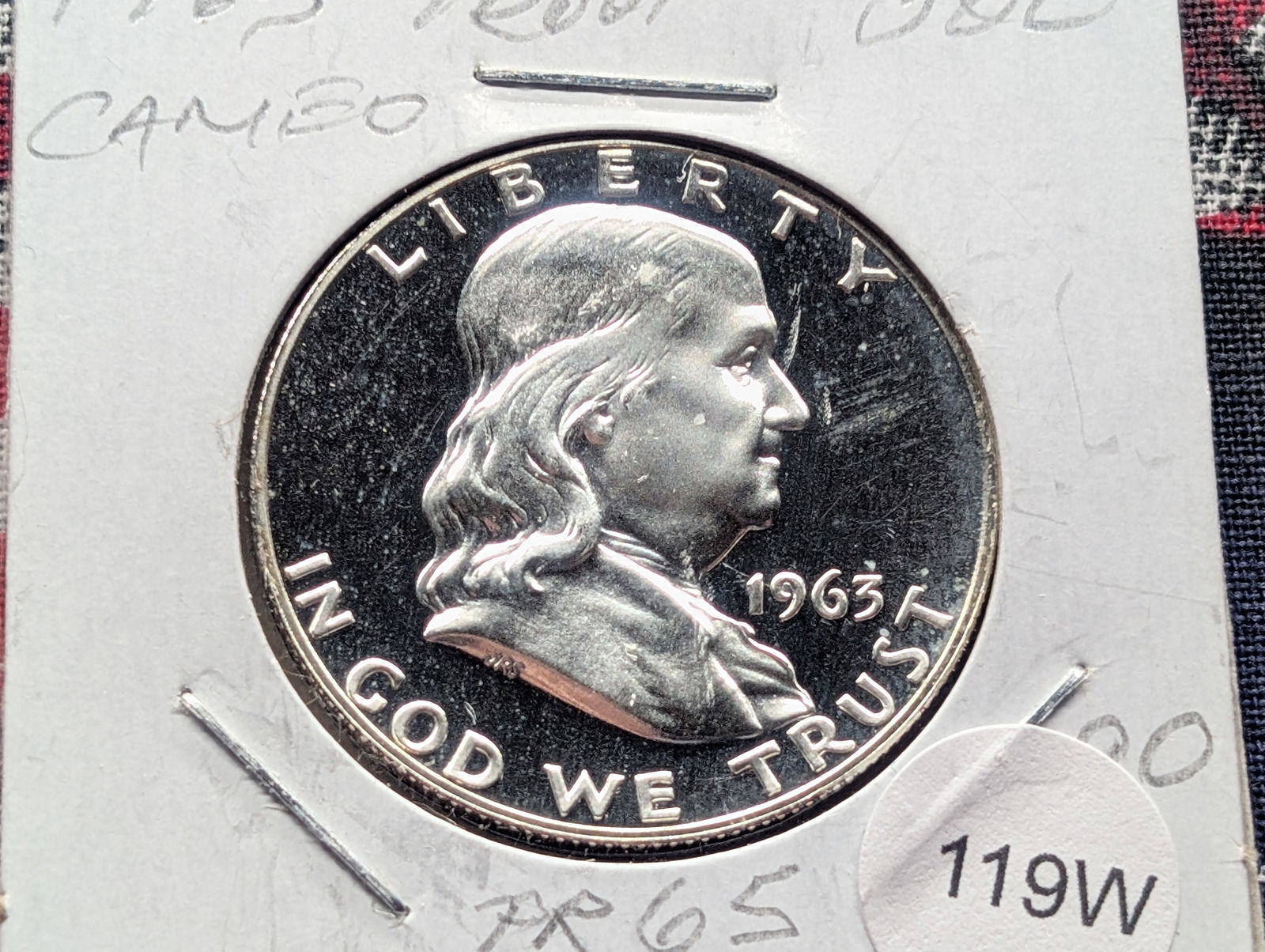 1963 Franklin Half Dollar Proof Coin - PR (1 of 3)