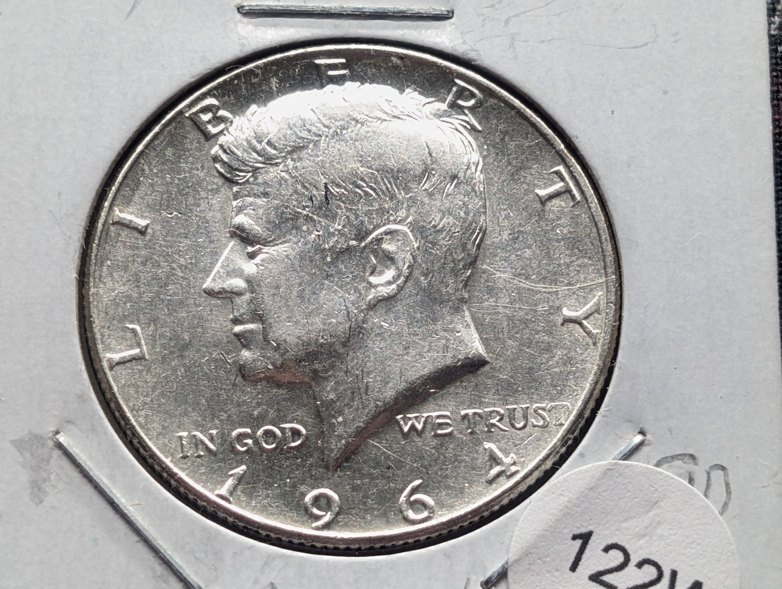 1964 Kennedy Half Dollar - AU - 90% Silver: 1964 Kennedy Half Dollar - AU - 90% Silver