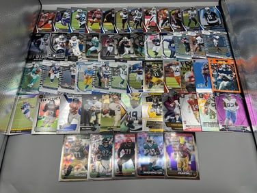 Lot of (50+) Assorted Football Rookie Cards W/ Stars