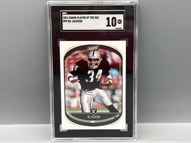 2021 Panini Player of The Day Bo Jackson #99 SGC Gem Mint 10