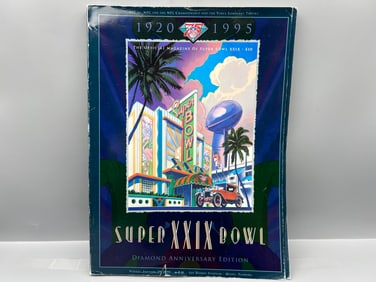 1995 Super Bowl XXIX San Diego Chargers Vs San Francisco 49ers Diamond Anniversary Super Bowl