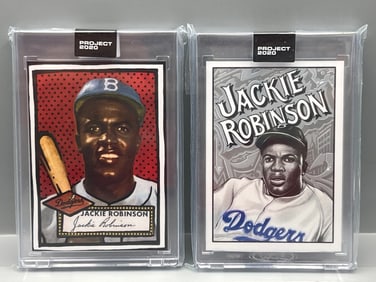 2020 Topps Project Jackie Robinson #98 & #79 - Sealed In Mags From Topps