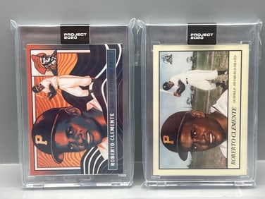 2020 Topps Project Roberto Clemente #103 & #78 - Sealed In Mags From Topps