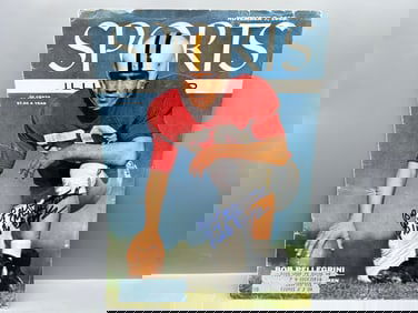 1955 Sports Illustrated Bob Pellegrini Signed Cover - No COA