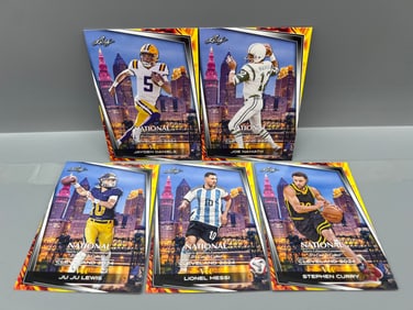 2024 Leaf National Sports Card Convention VIP Exclusive Complete Set - Jayden Daniels RC, Steph