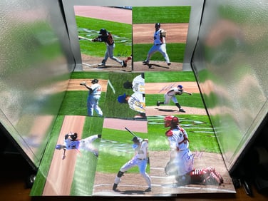 Lot of 2007 All Star Futures Game Baseball Autographed 8x10s - No COAs