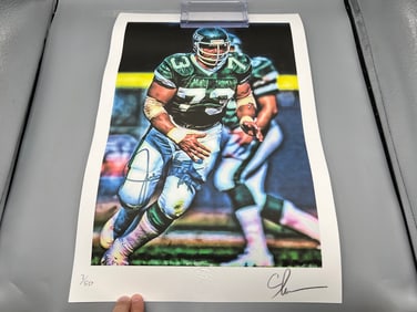 Joe Klecko New York Jets Autographed Limited Edition Litho #/50