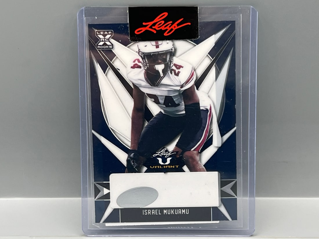 2021 Leaf Valiant Israel Mukuama RC Unsigned Proof #1/1 - Sealed From Leaf: 2021 Leaf Valiant Israel Mukuama RC Unsigned Proof #1/1 - Sealed From Leaf