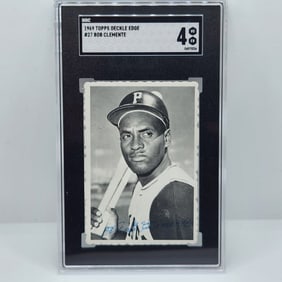 1969 Topps Deckle Edge Roberto Clemente #27 SGC 4 HOF