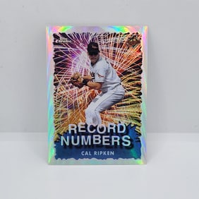 1999 Topps Chrome Cal Ripken Jr. Record Numbers REFRACTOR - Tough
