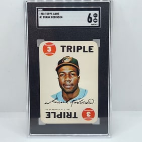 1968 Topps Game Frank Robinson #7 SGC 6 HOF