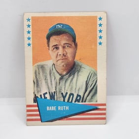 1961 Fleer Babe Ruth #75 HOF