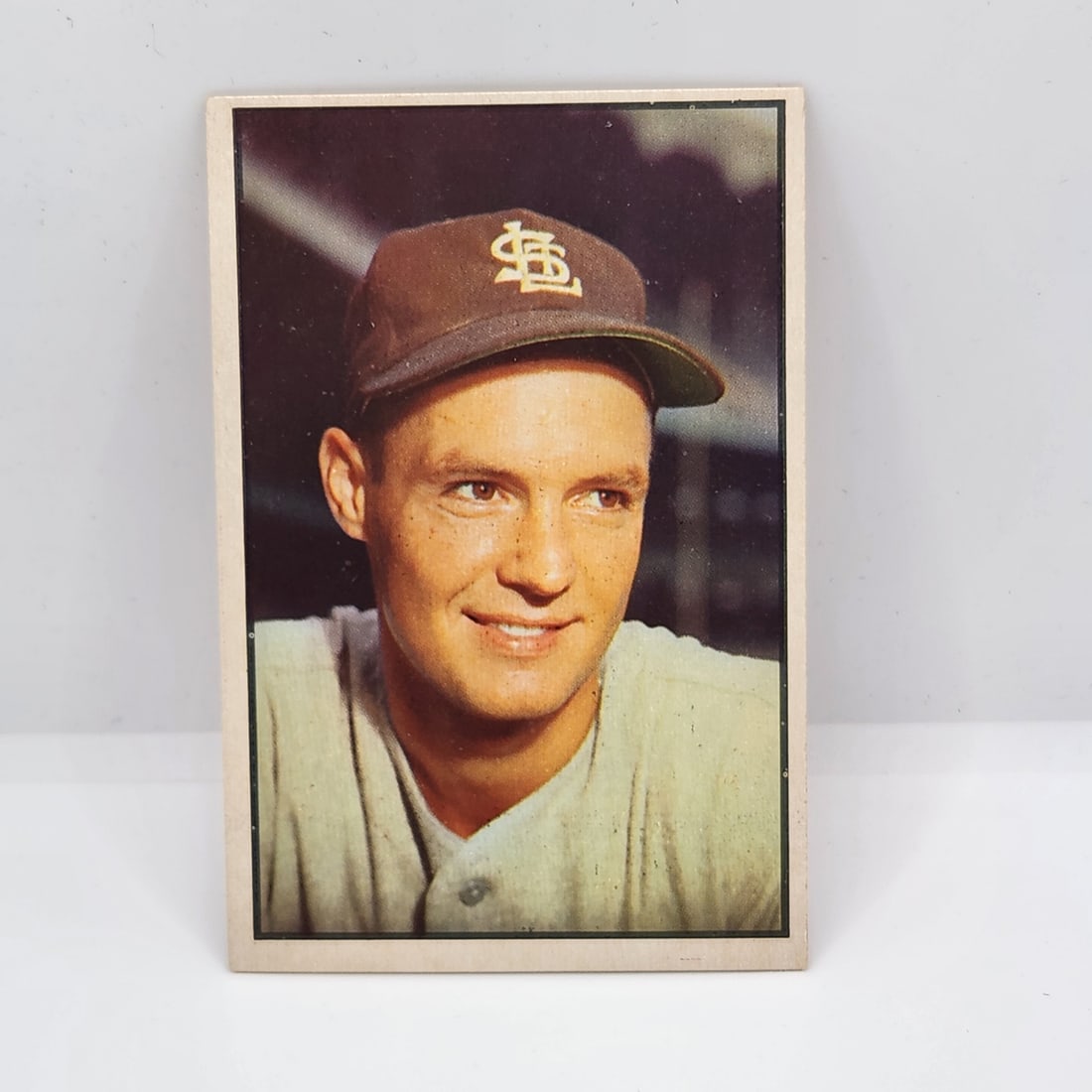 1953 Bowman Color Bob Cain #56: 1953 Bowman Color Bob Cain #56