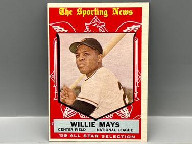 1959 Topps Willie Mays All Star #563