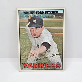 1967 Topps Whitey Ford #5 HOF