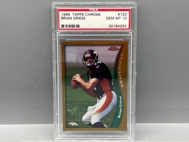 1998 Topps Chrome Brian Griese RC #133 PSA Gem Mint 10
